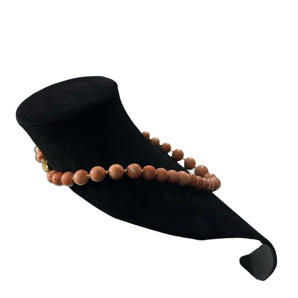 Vtg Signed Joan Rivers Peaches & Cream Graduated Glass Pearl Bead Necklace 24” - Picture 11 of 14